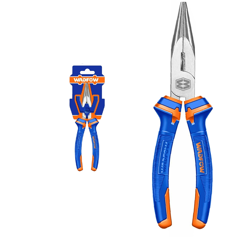 Wadfow WPL2C08 Long Nose Pliers 8" (Carbon Steel) | Wadfow by KHM Megatools Corp.