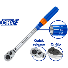 Wadfow WWQ1D14 Preset Torque Wrench 1/4" | Wadfow by KHM Megatools Corp.
