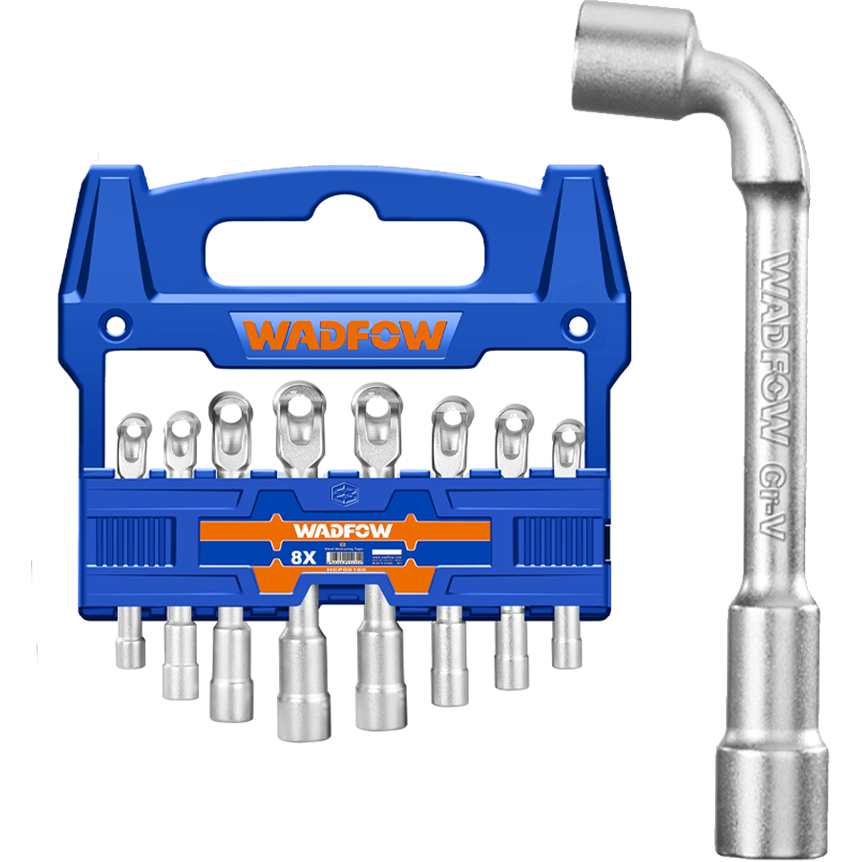 Wadfow WTH4208 L-Angled Socket Wrench 8Pcs Set | Wadfow by KHM Megatools Corp. Main image