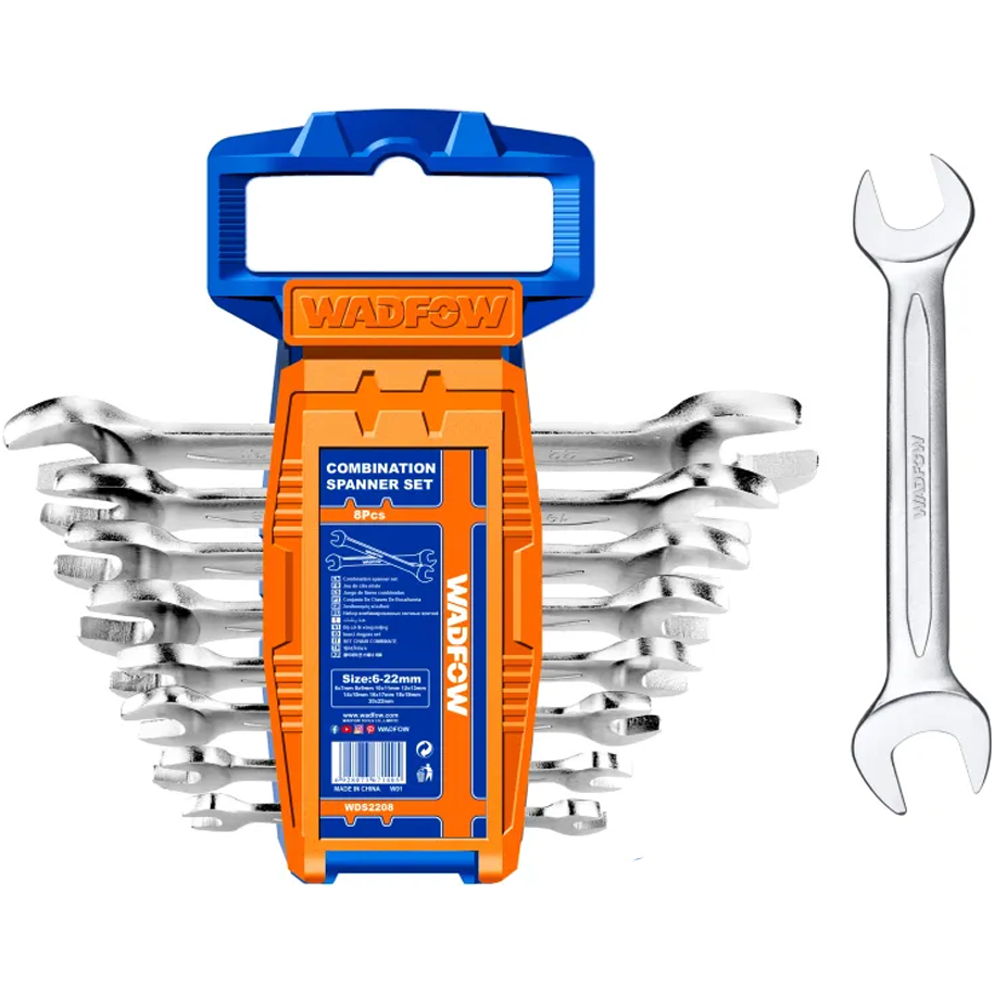 Wadfow WDS2208 Double Open End Spanner Set | Wadfow by KHM Megatools Corp. Main image