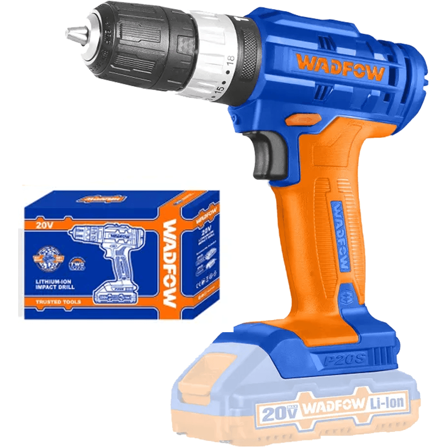 Wadfow WCDP521 Li-Ion Impact Drill 20V - KHM Megatools Corp. Main image