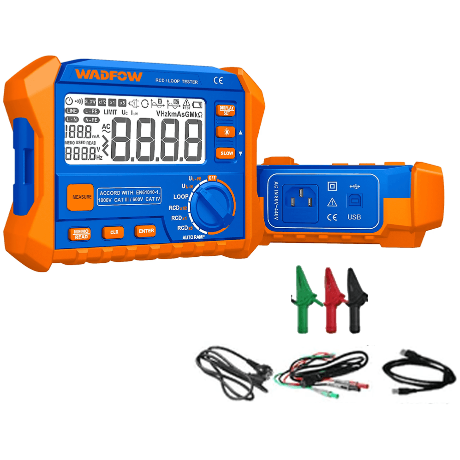 Wadfow WDM9506 RCD/Loop Tester - KHM Megatools Corp.