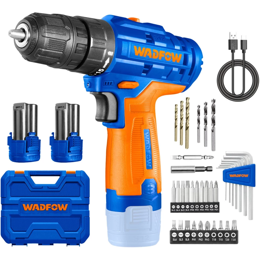 Wadfow WCDS525 Li-Ion Cordless Drill 12V Secondary image