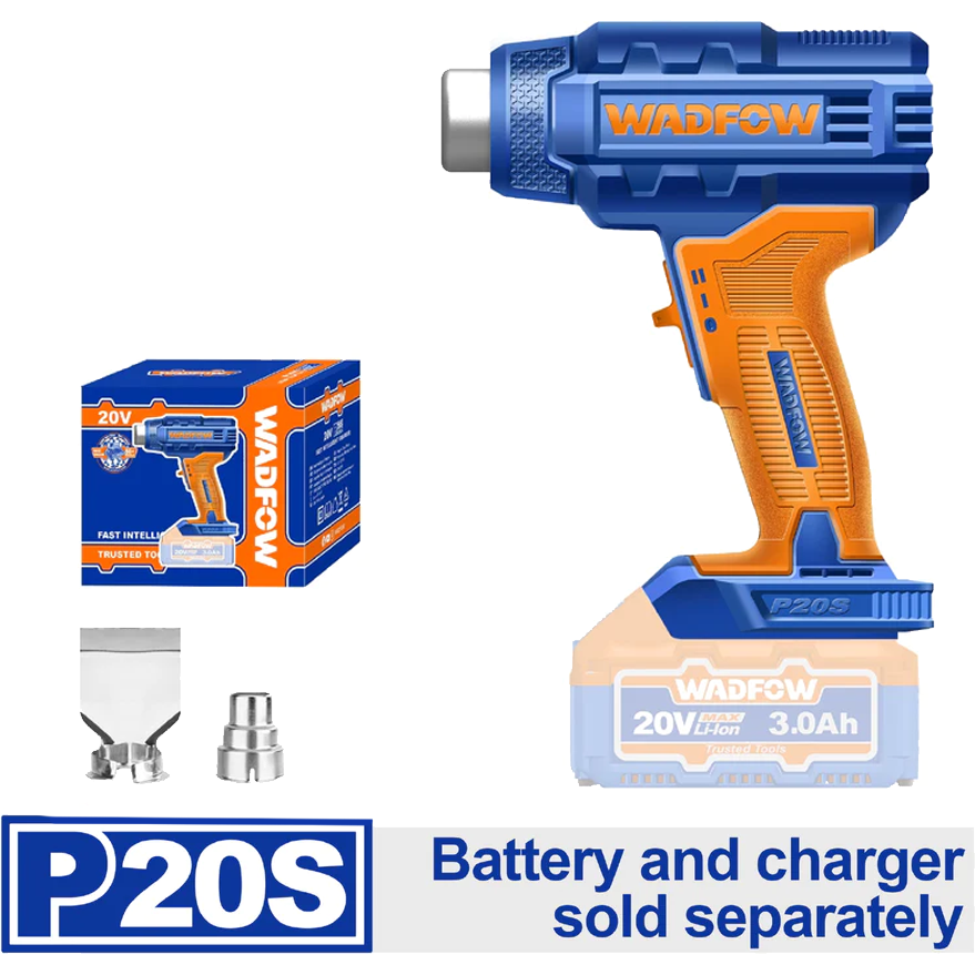 Wadfow WKH1501 Li-Ion Heat Gun 20V (Bare) Secondary image