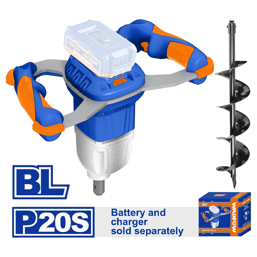 Wadfow WQE15801 Li-Ion Earth Auger 20V (Bare) Secondary image