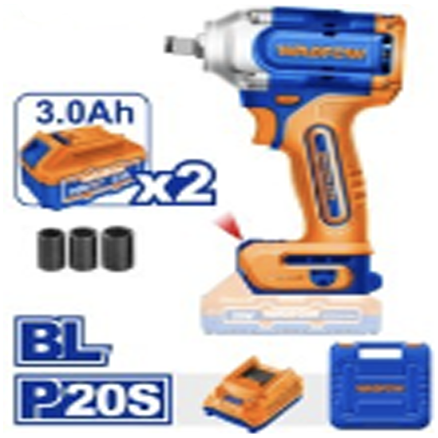 Wadfow WCD1B48 Li-Ion Brushless Impact Wrench 20V Secondary image