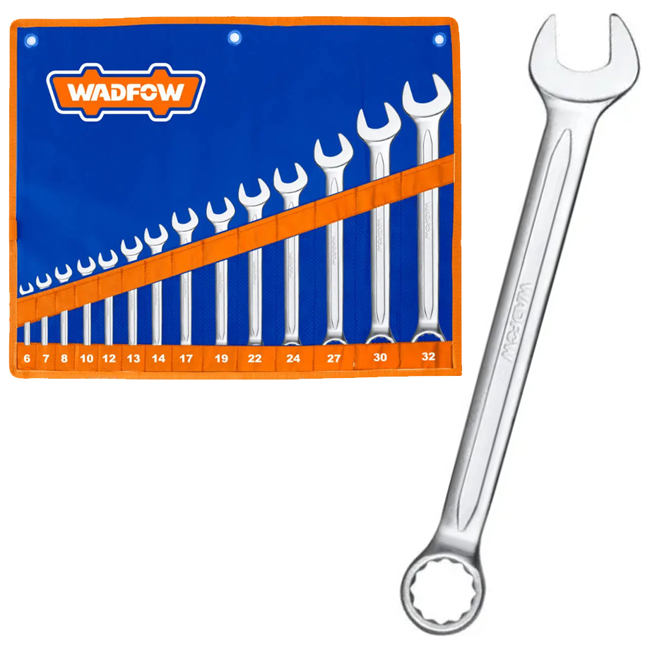 Wadfow WSP1M14 Combination Spanner Set 14pcs | Wadfow by KHM Megatools Corp. Main image