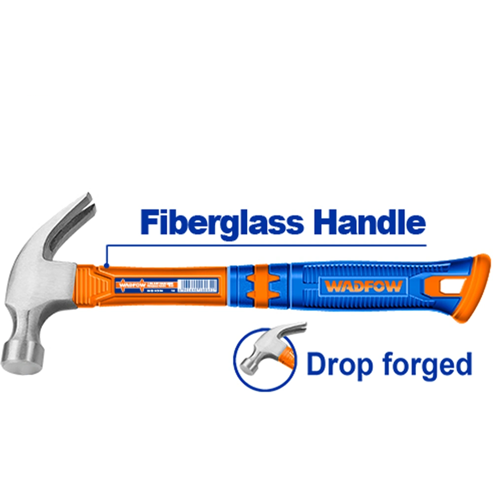 Wadfow WHM3308 Claw Hammer Fiberglass Handle 8OZ | Wadfow by KHM Megatools Corp.