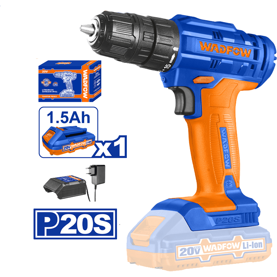 Wadfow WCDP511 Li-Ion Cordless Drill 20V Secondary image