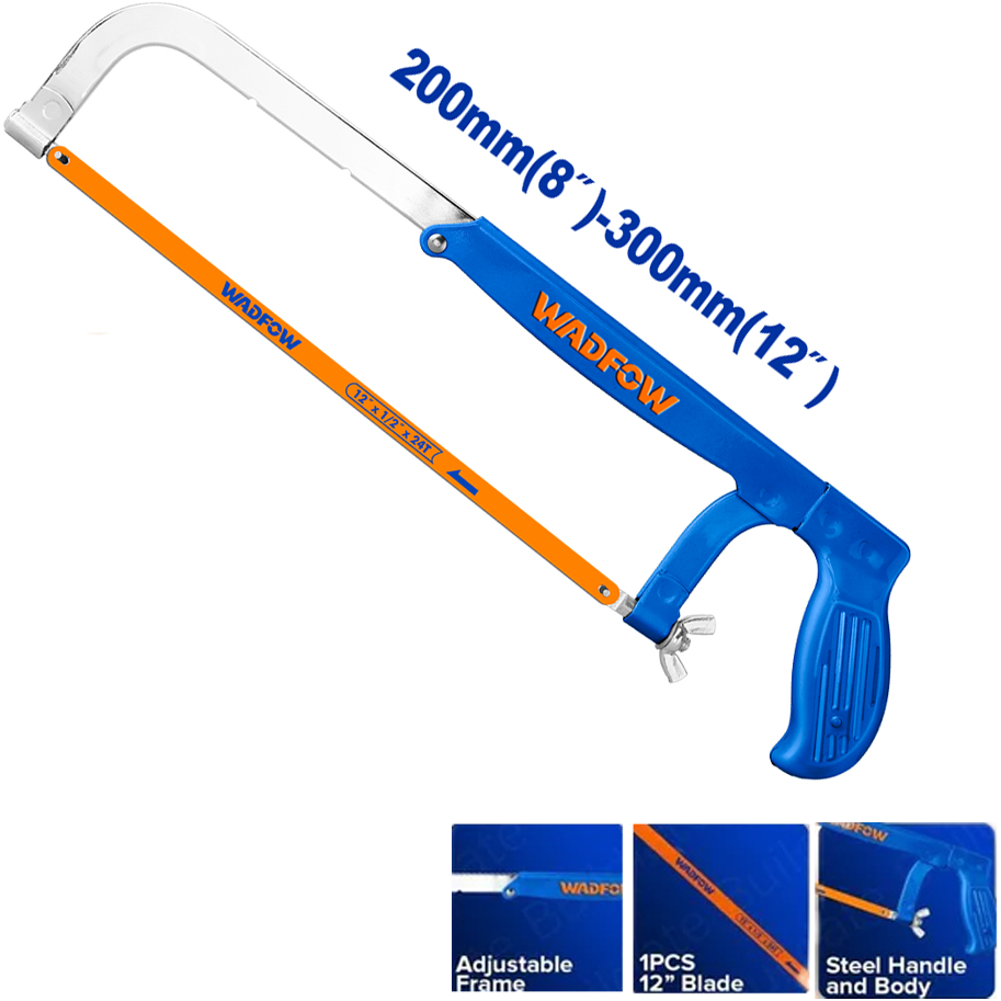 Wadfow WHF3110 Adjustable Hacksaw Frame 8-12" Secondary image