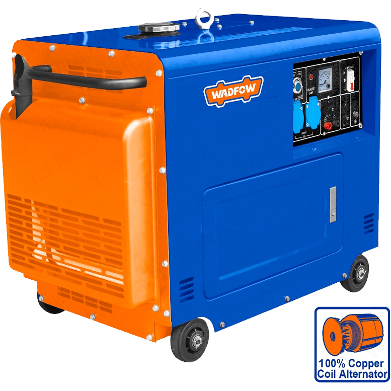 Wadfow WDG2A50-5P Generator Diesel Silent Type 6.5KW - KHM Megatools Corp. Main image