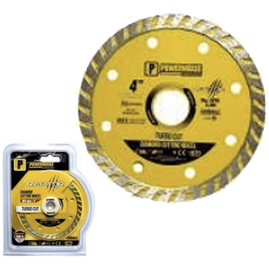 Powerhouse Raptor Series Diamond Cutting Wheel Turbo Cut - KHM Megatools Corp.