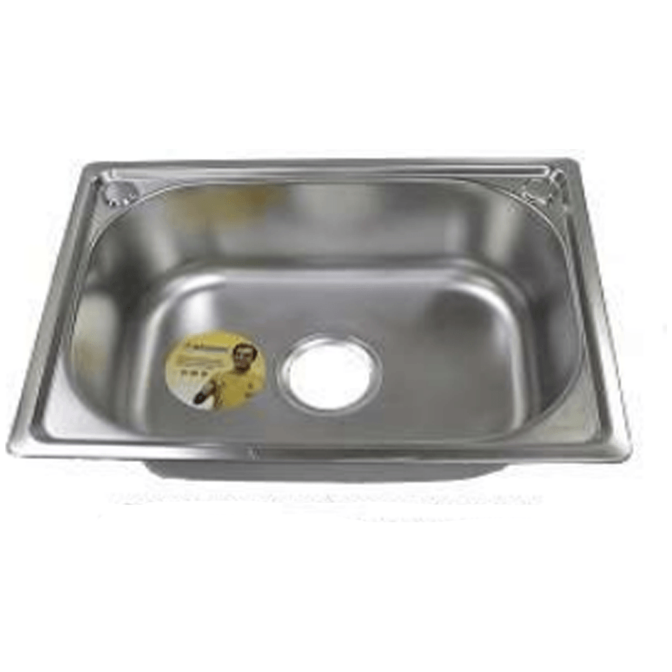 Waterhouse WH-SINK2H5238 Single Basin Stainless Sink w/ 2 Faucet Hole - KHM Megatools Corp.