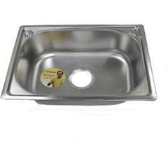 Waterhouse WH-SINK2H5238 Single Basin Stainless Sink w/ 2 Faucet Hole - KHM Megatools Corp.