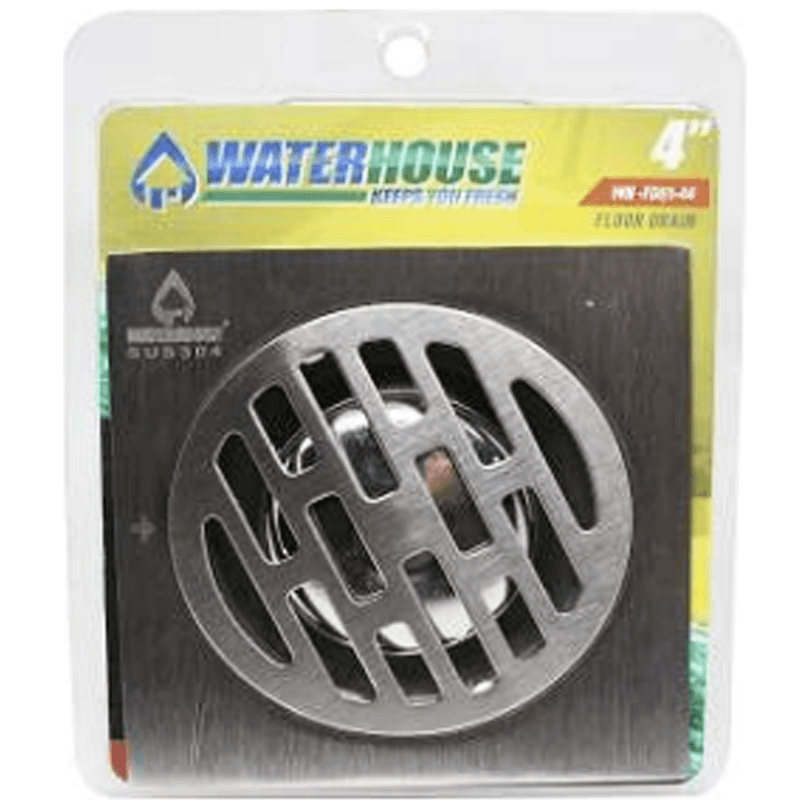 Waterhouse WH-FD01-44 Floor Drain Stainless 4"x4" - KHM Megatools Corp.