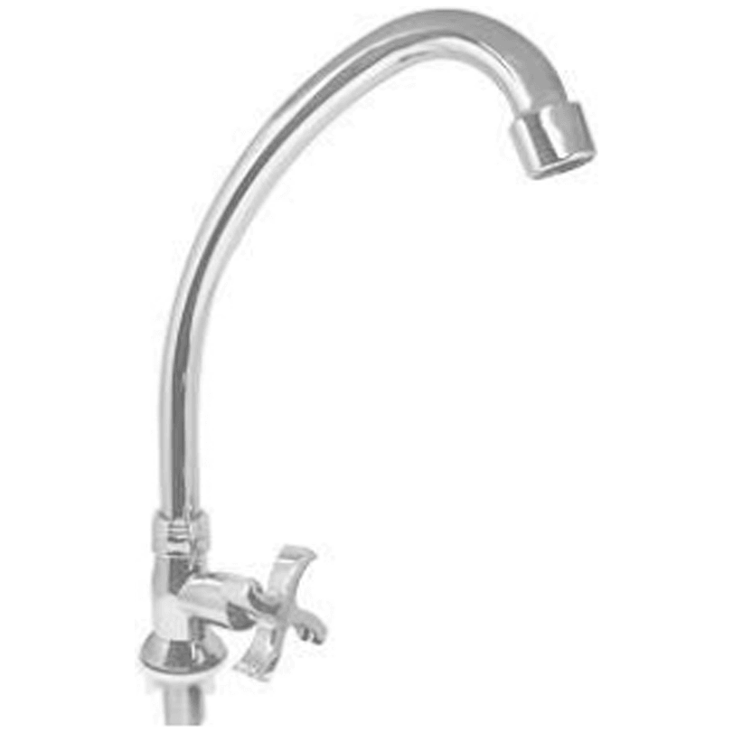 Waterhouse WH52022 Gooseneck Sink Tap Faucet Cross Handle 18" - KHM Megatools Corp. Main image