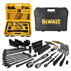 Dewalt DWMT45184 Black Chrome Polish Mechanics Tool Set With Hard Case 184pc - KHM Megatools Corp.