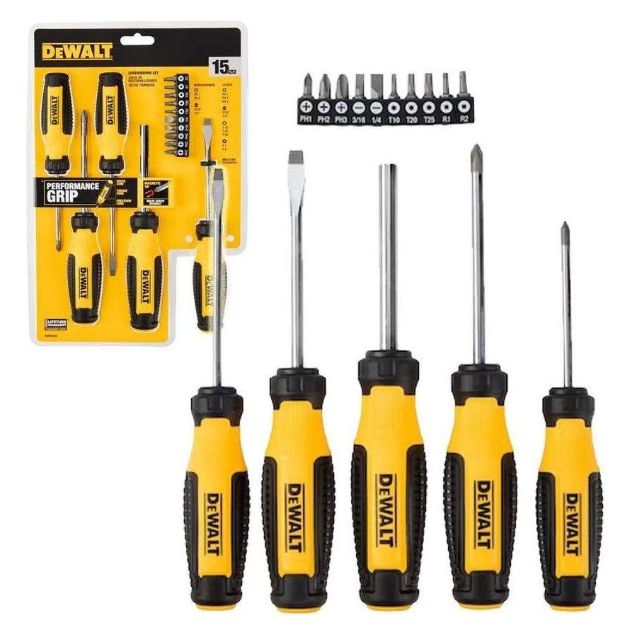 Dewalt DWHT65202 Screwdriver Set 15pcs - KHM Megatools Corp.