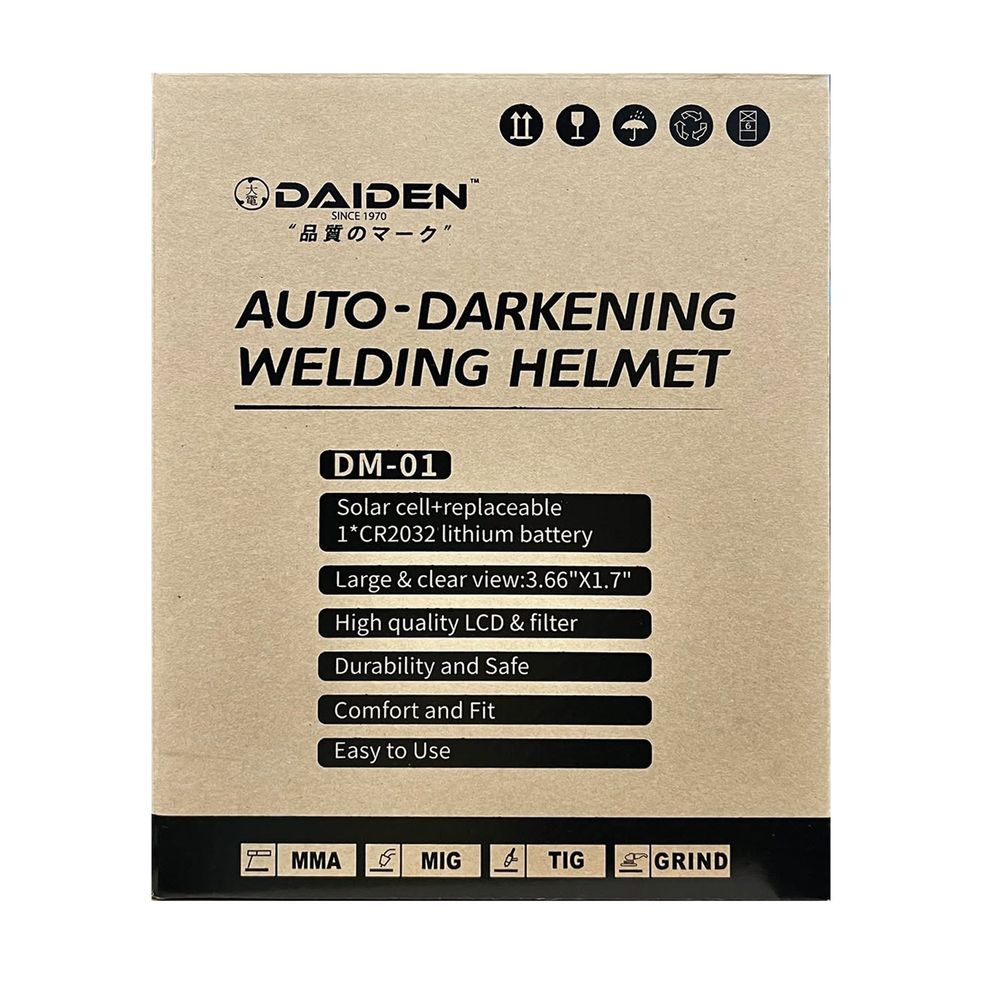 Daiden Auto Darkening Helmet / Mask for Welding | Daiden by KHM Megatools Corp.
