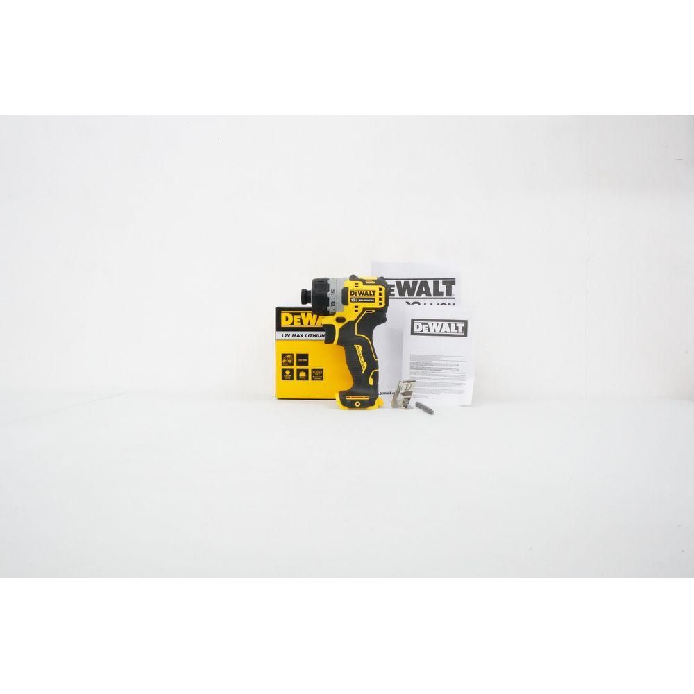 Dewalt DCF601N 12V Cordless Screwdriver 1/4 8Nm (Atomic) [Bare] | Dewalt by KHM Megatools Corp.