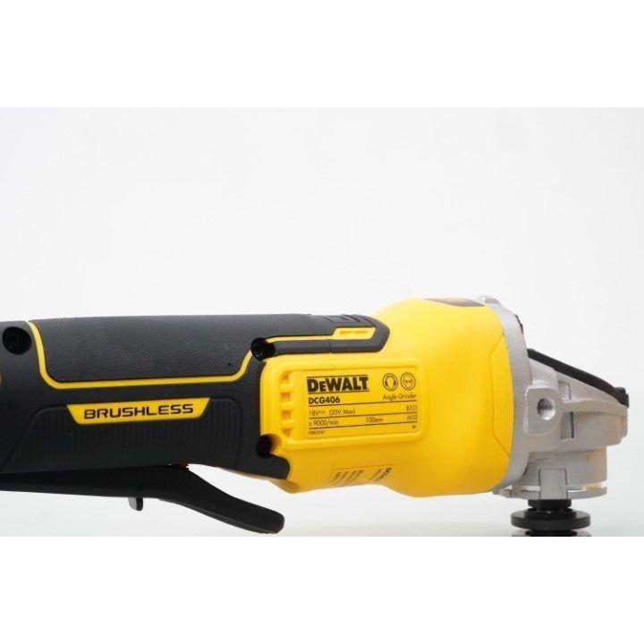 Dewalt DCG406N 20V Cordless Angle Grinder 4" (Bare) [Paddle Switch] | Dewalt by KHM Megatools Corp.