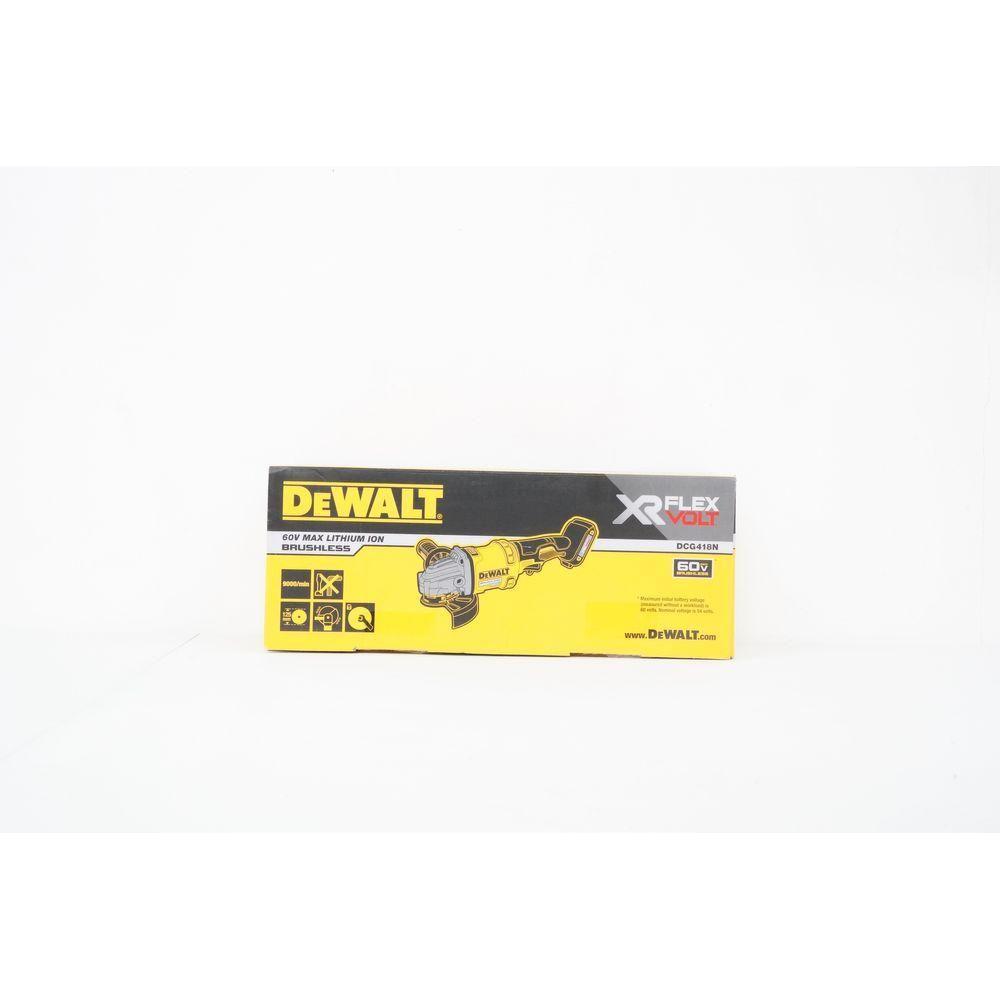 Dewalt DCG418N 60V Flexvolt™ Cordless Angle Grinder 5" (Brushless) [Bare] | Dewalt by KHM Megatools Corp.