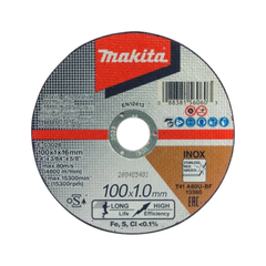 Makita E-03028 Cut Off Wheel Inox Stainless Steel 4" (Thin)