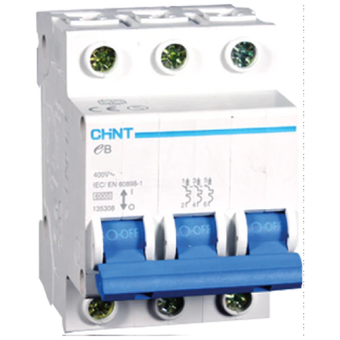 Chint EB 3 Pole 4.5KA 400VAC Miniature Circuit Breaker (3 Modules) | Chint by KHM Megatools Corp.