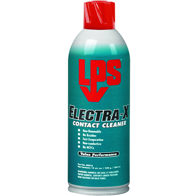 LPS 00816 Electra-X Non-Flammable Contact Cleaner 12oz - KHM Megatools Corp.