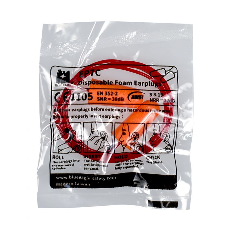 Blue Eagle Ear Plug in Plastic Pack (NP&EP)