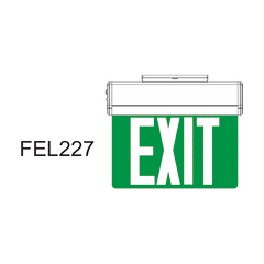 Firefly Double-Faced Exit Light with Wall/Ceiling Mount Option  3 x 1.2V 350mAh (3.6V) Ni-CD Battery | Firefly by KHM Megatools Corp.