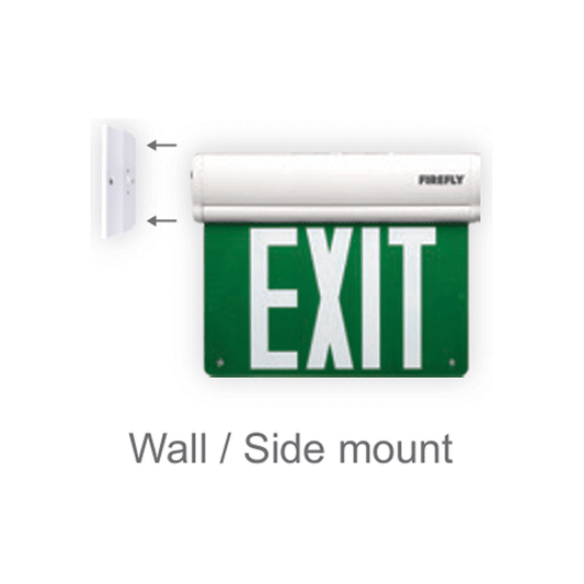 Firefly Double-Faced Exit Light with Wall/Ceiling Mount Option  3 x 1.2V 350mAh (3.6V) Ni-CD Battery | Firefly by KHM Megatools Corp.