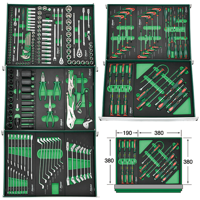 Hans FGTT-223 Automotive Tools Set (223pcs) - KHM Megatools Corp. Main image
