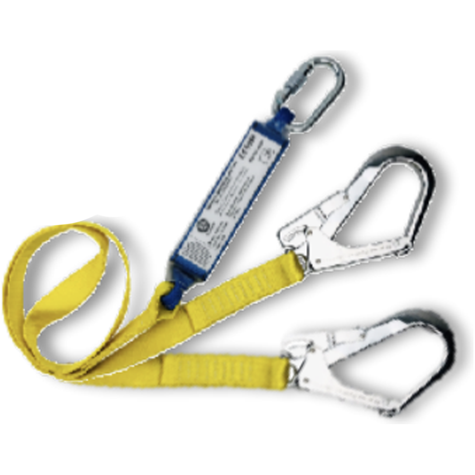 TL-Lift TE6106A Double Rope Safety Lanyard w/ Shock Absorber | TL-LIFT by KHM Megatools Corp.