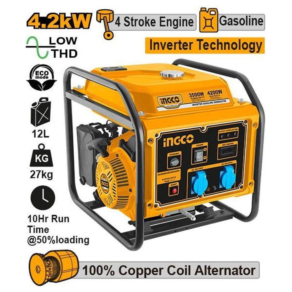 Ingco GEIF42001-5P Inverter Gasoline Generator - KHM Megatools Corp.