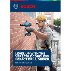 Bosch GSB 183 Cordless Impact Hammer Drill / Driver 3/8" (10mm) 18V [Contractor's Choice] - KHM Megatools Corp.