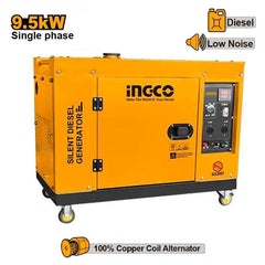 Ingco GSE10500-5P Silent Diesel Generator 10.5KVA - KHM Megatools Corp.