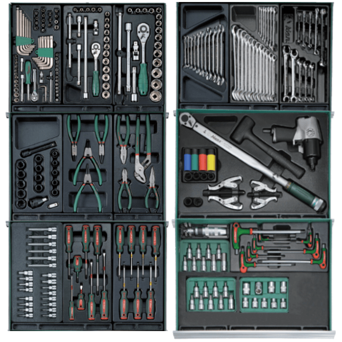 Hans GTT-266 Automotive Tools With Cabinet (266 pcs) - KHM Megatools Corp.