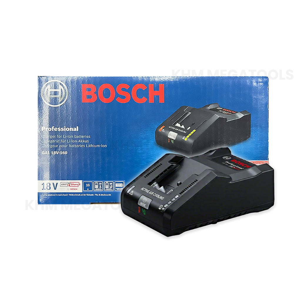 Bosch GAL 18V-160 18V Battery Fast Charger (1 600 A02 T5G) | Bosch by KHM Megatools Corp. Main image