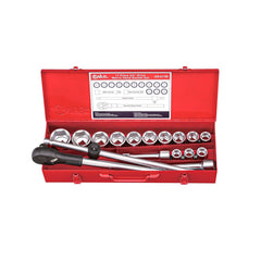 Genius GS-617M 3/4" Drive (21-50mm) Socket Wrench Set 17pcs