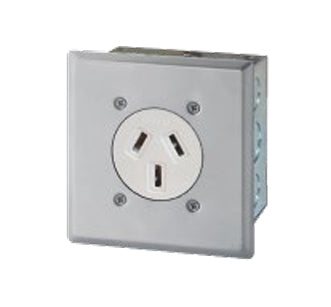 Royu WH941/SL Flush Mount Range Outlet with Stainless Plate & Box 30A (Classic)