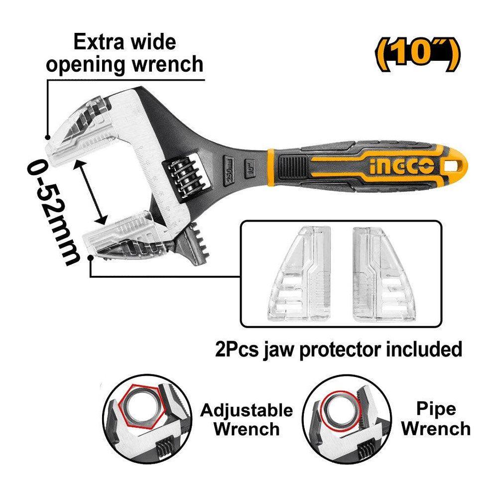 Ingco HADWG0810 2-IN-1 Adjustable Wrench - KHM Megatools Corp.