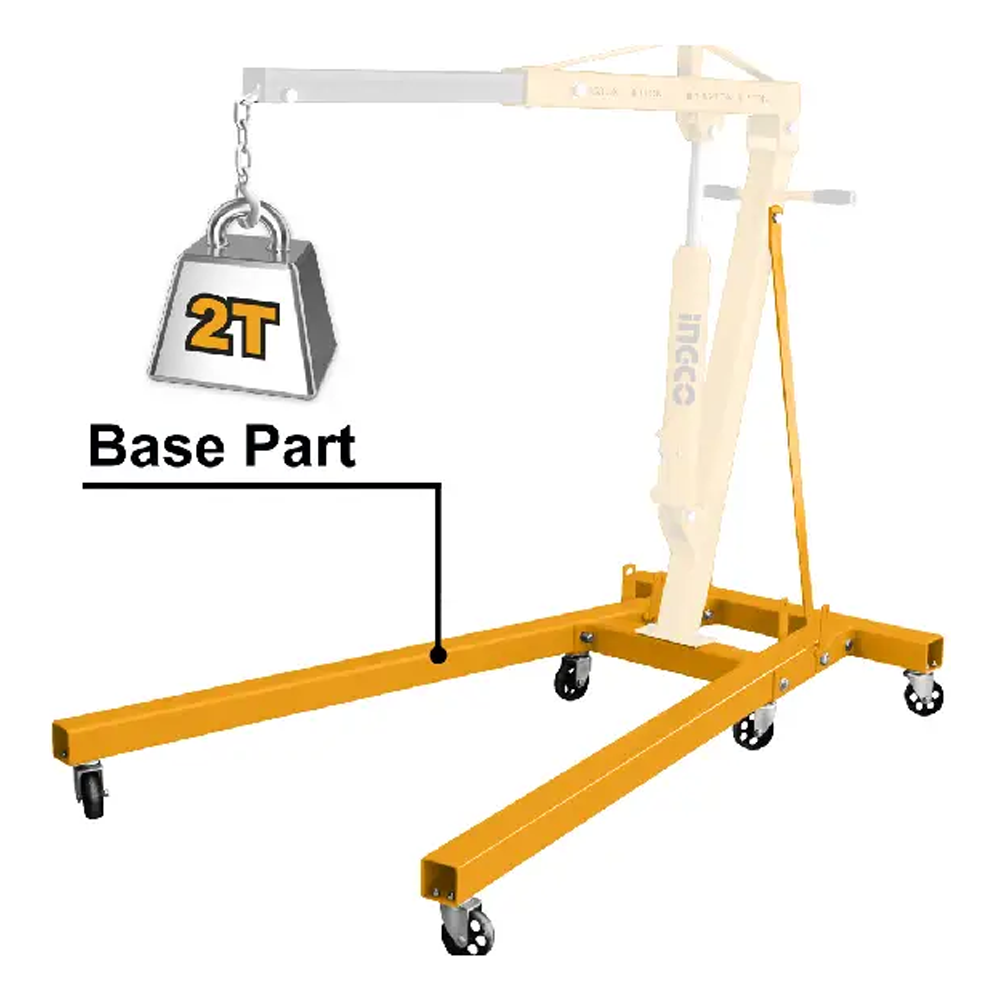 Ingco HEC21-1 Engine Crane (Base Part Only) | Ingco by KHM Megatools Corp.