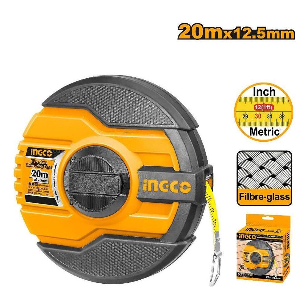 Ingco HFMT8320 Fiberglass Measuring Tape - KHM Megatools Corp.