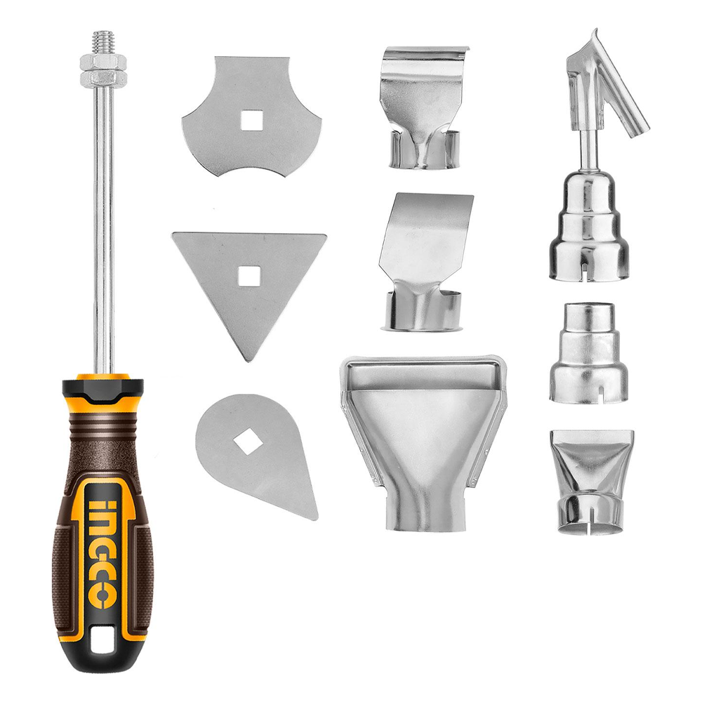 Ingco HGA0131 Heat Gun Accessories Set 10pcs – KHM Megatools Corp.
