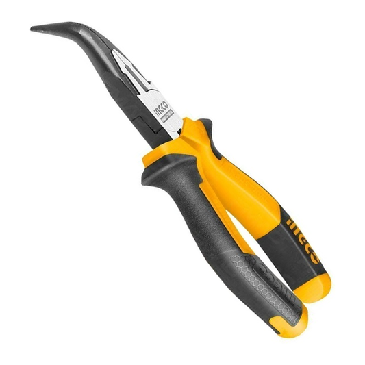 Ingco HHBNP28201 High Leverage Bent Nose Pliers 8" | Ingco by KHM Megatools Corp.