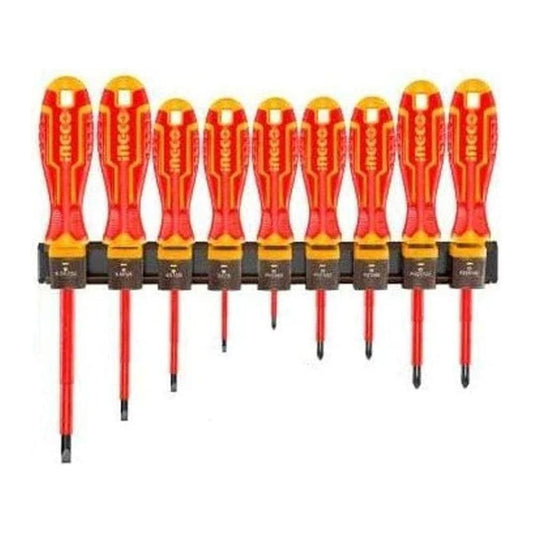 Ingco HKISD0908 Insulated Screwdriver 9Pcs Set - KHM Megatools Corp.