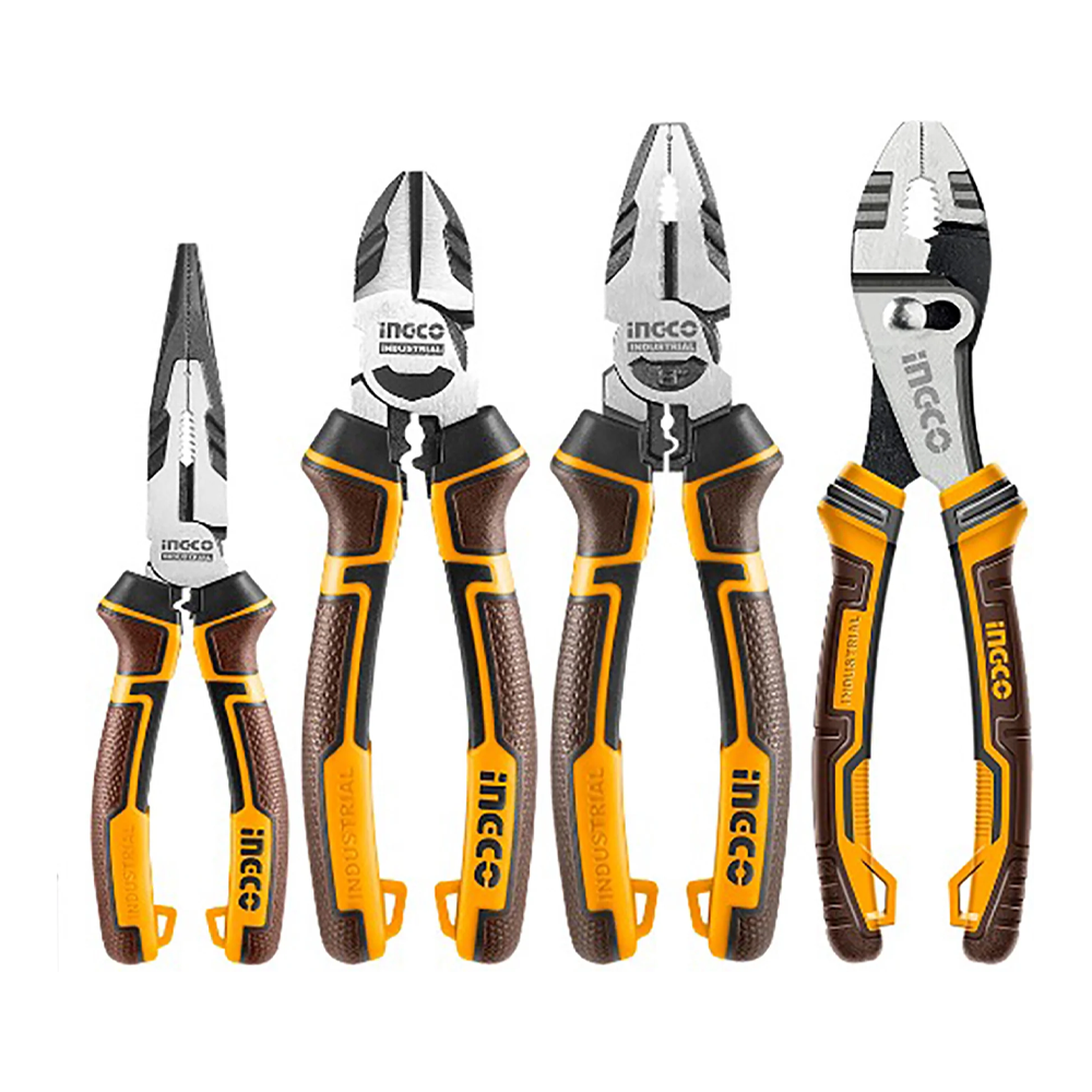 Ingco HKPS28468 High Leverage Pliers Set 4Pcs