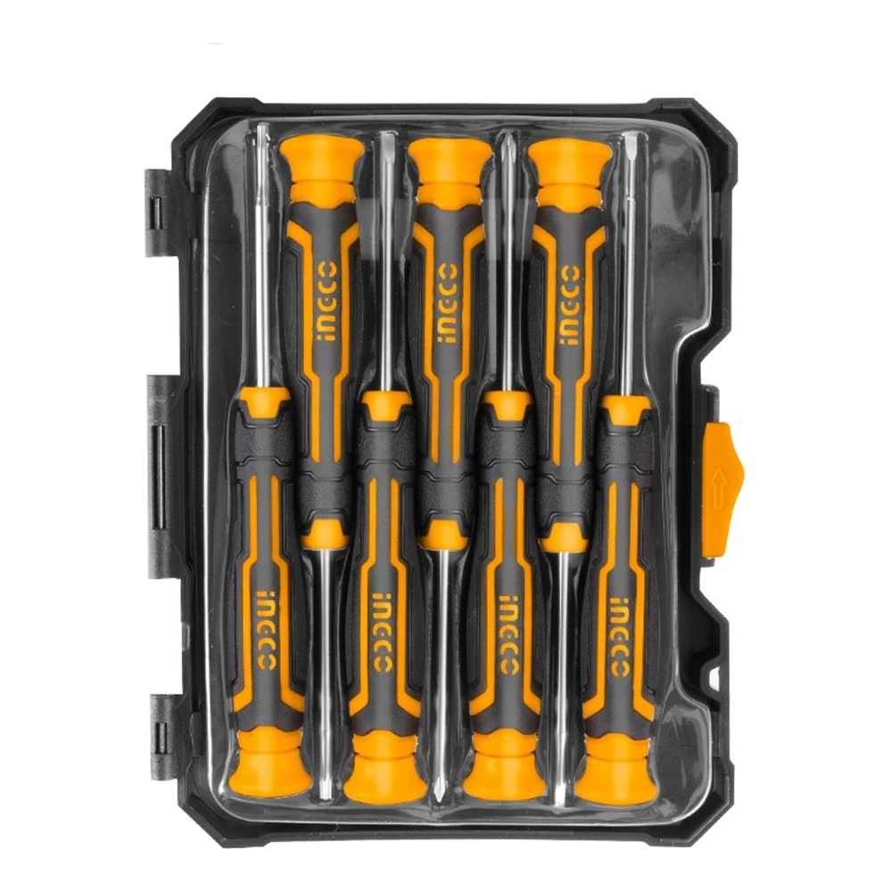 Ingco HKSD0818 Precision Screwdriver Set 8Pcs | Ingco by KHM Megatools Corp. Main image