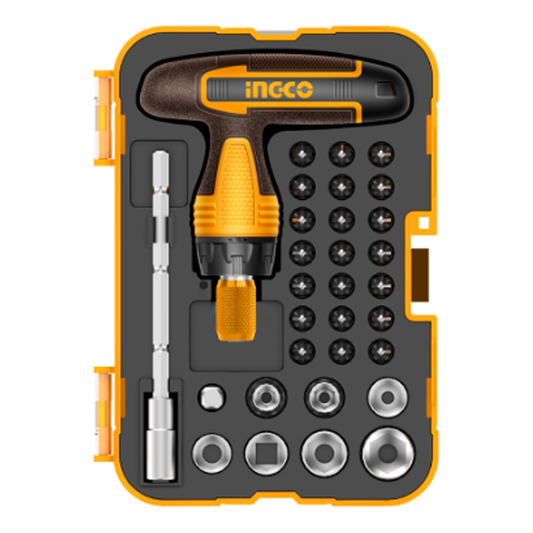 Ingco HKSDB0318 T-Handle Wrench Screwdriver Set 31Pcs | Ingco by KHM Megatools Corp.